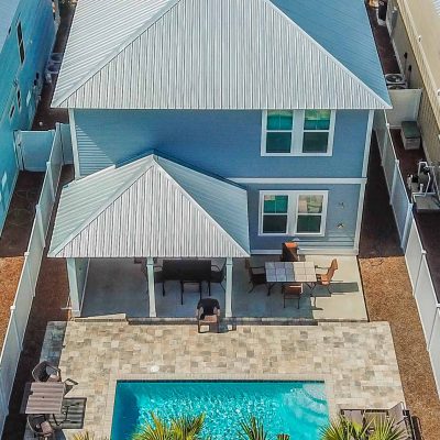 pool view from above at charters