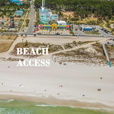 beach access map from charters